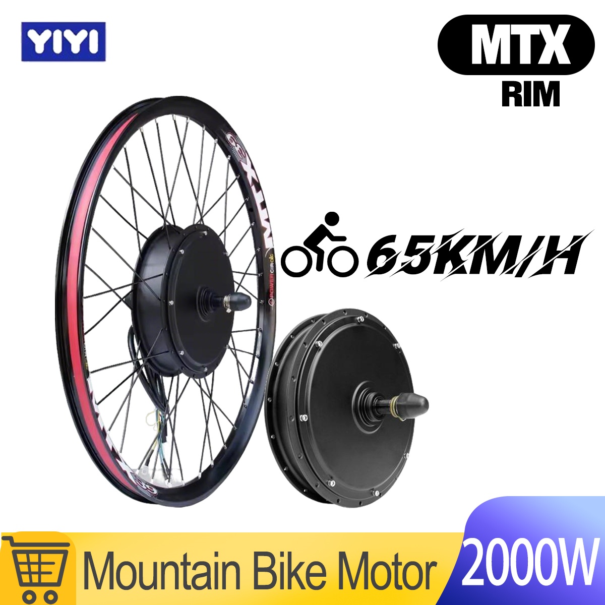Ebike Conversion Kit 72V 3000W - MTX 48V52V 2000W Silnik do roweru