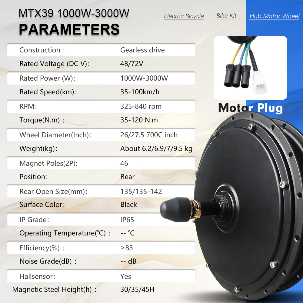 Zestaw do konwersji roweru ele – Ebike Conversion Kit 72V 3000W recenzja i cena
