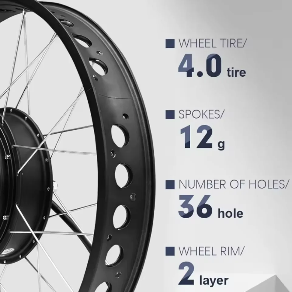 Zestaw do konwersji roweru ele – Fat Tire Ebike Conversion Kit 2000W recenzja i cena